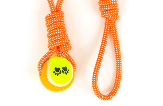A Handle Cotton Rope Tennis Pet Dog játékok alkalmasak beltéri és kültéri használatra?
